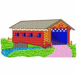 Bridges Embroidery Design 10 Bridges Embroidery Design 10